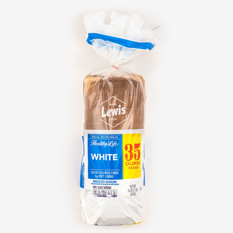 Healthy Life White Lewis Bake Shop Low Calorie Bread