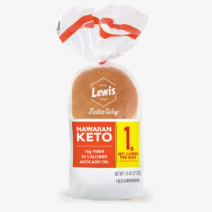 Lewis Bake Shop Hawaiian Keto Burger Buns