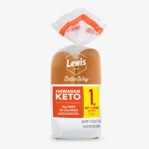 Lewis Bake Shop Hawaiian Keto Hot Dog Buns