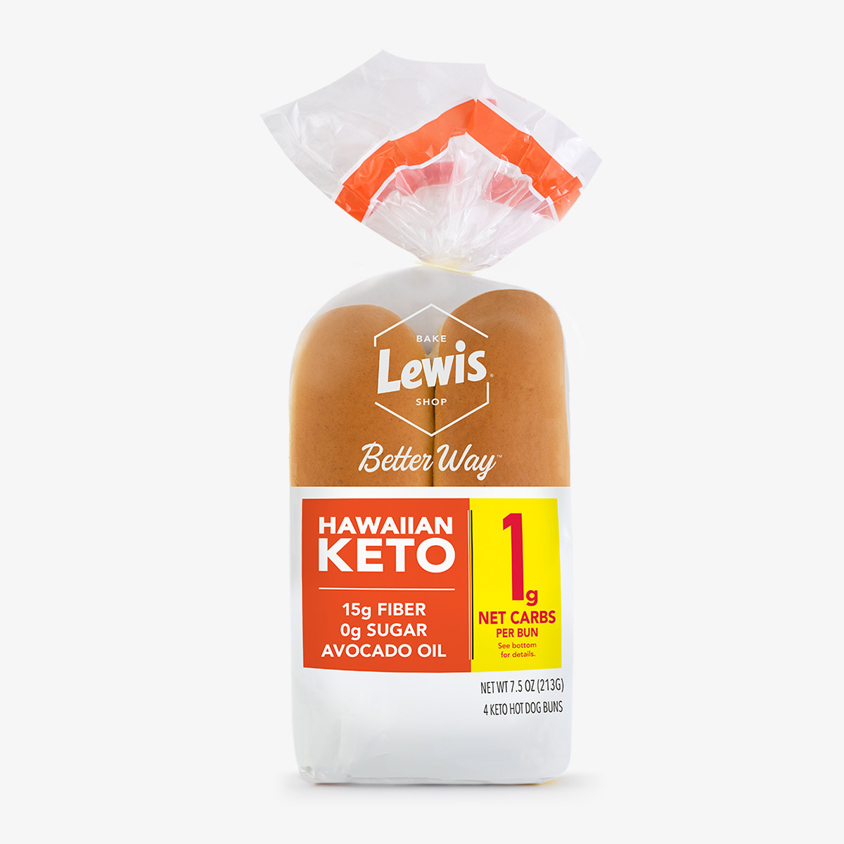 Better Way 4pk Hawaiian KETO Hot Dog Buns - Lewis Bake Shop