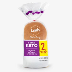 Better Way 4 pk<br>5 Seed KETO Burger Buns